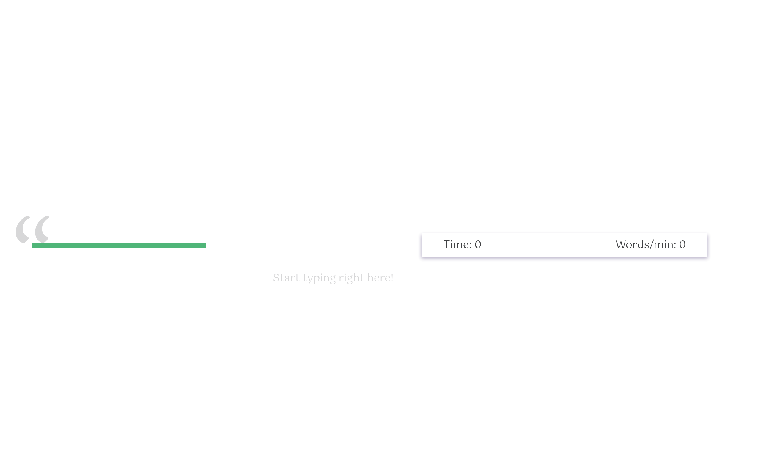 Speed Typing
